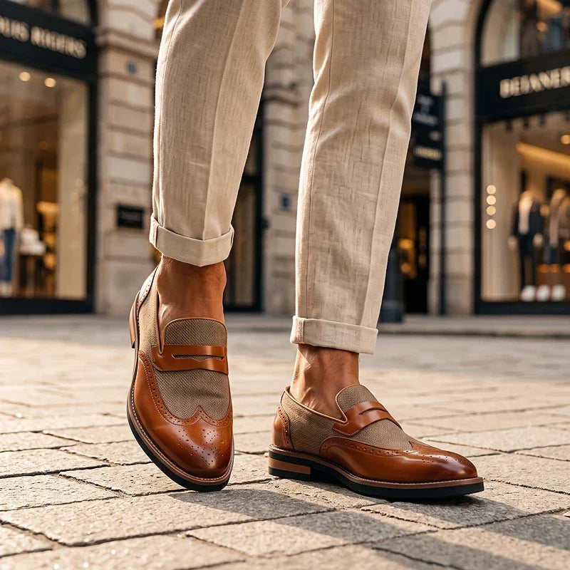 Mocasines Alessandro Brogue