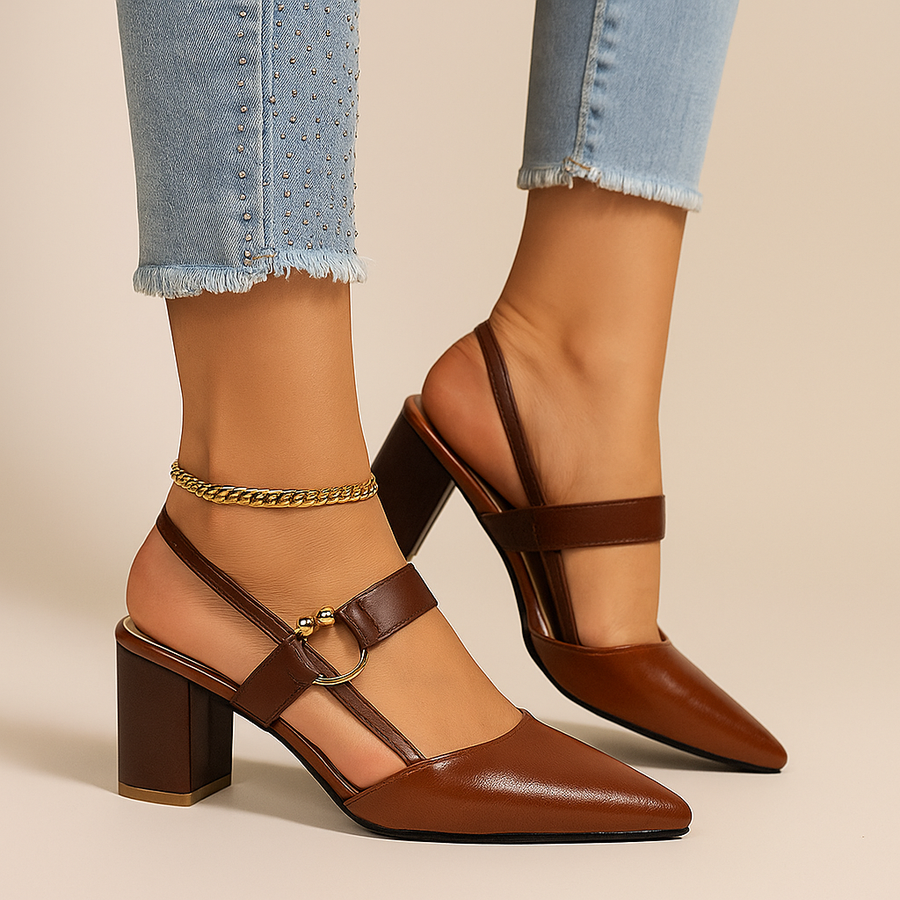 Tacones Mirella con anillo