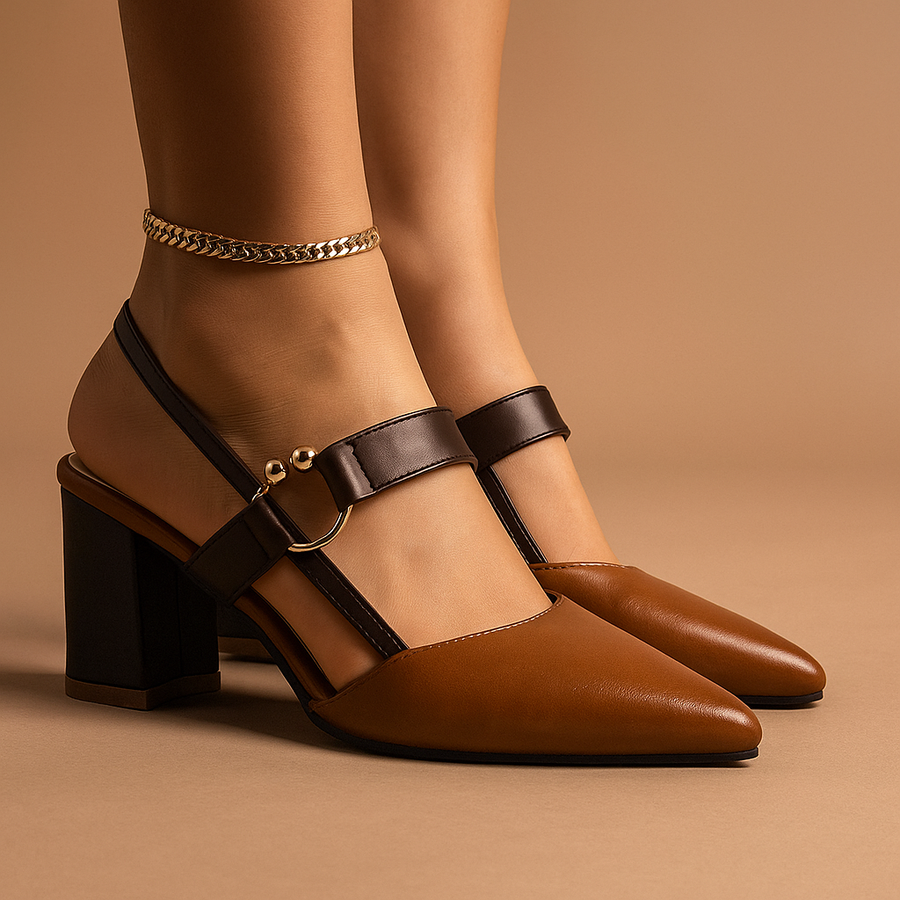 Tacones Mirella con anillo