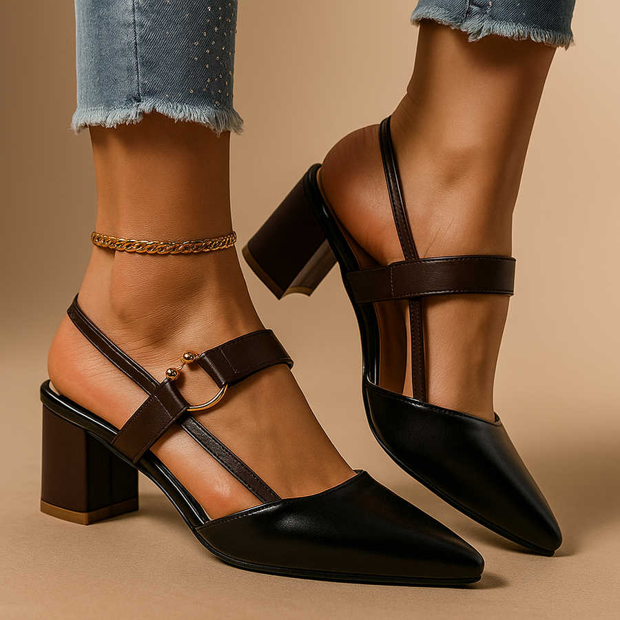 Tacones Mirella con anillo