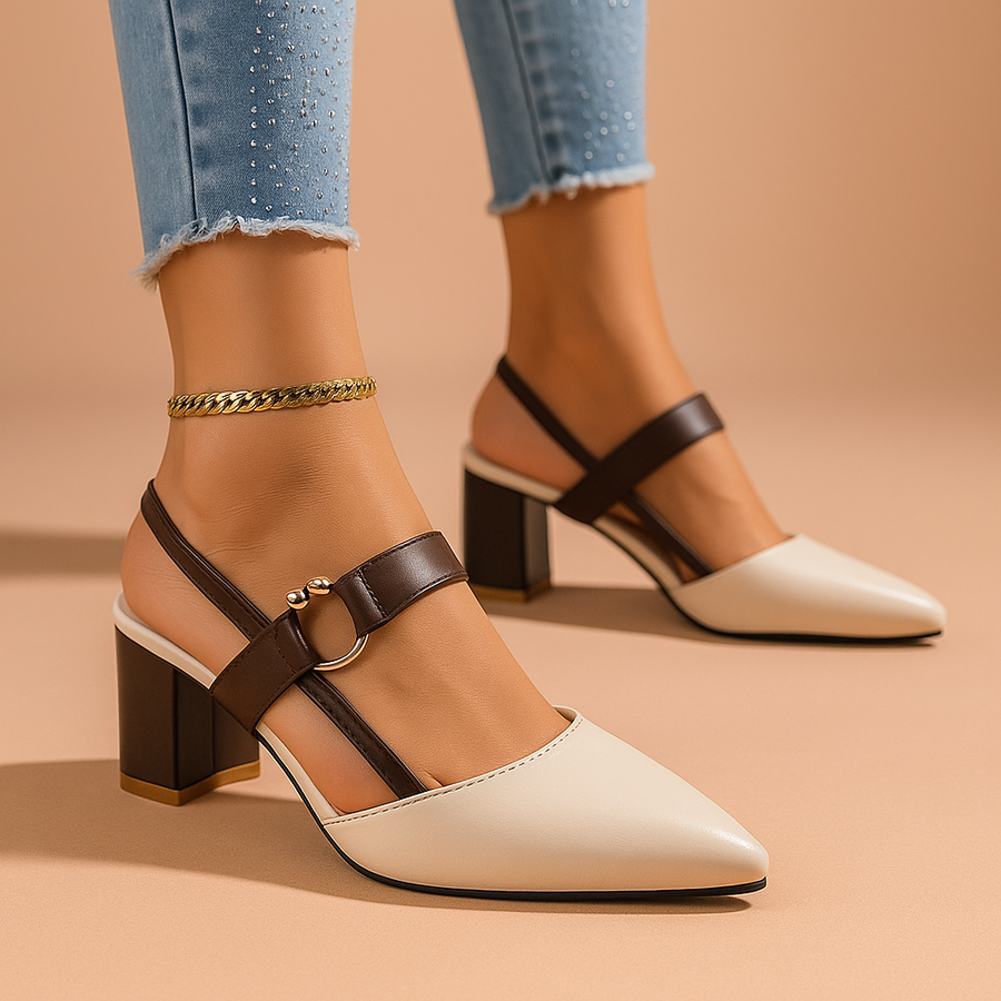Tacones Mirella con anillo