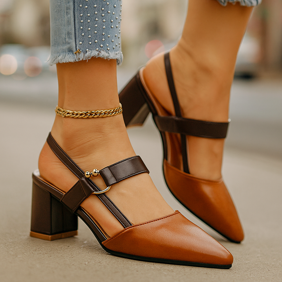 Tacones Mirella con anillo