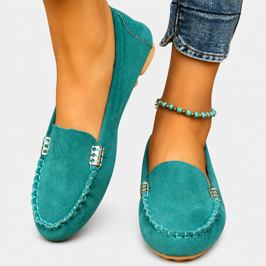 Áurea | Mocasín Plano de Colores