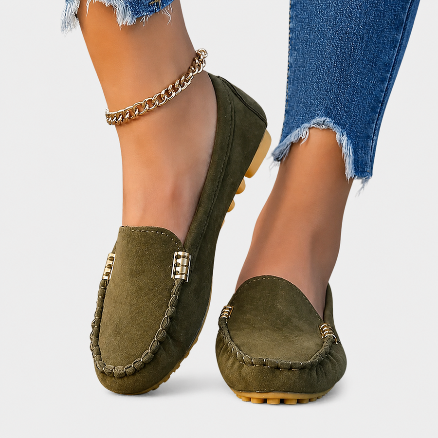 Áurea | Mocasín Plano de Colores