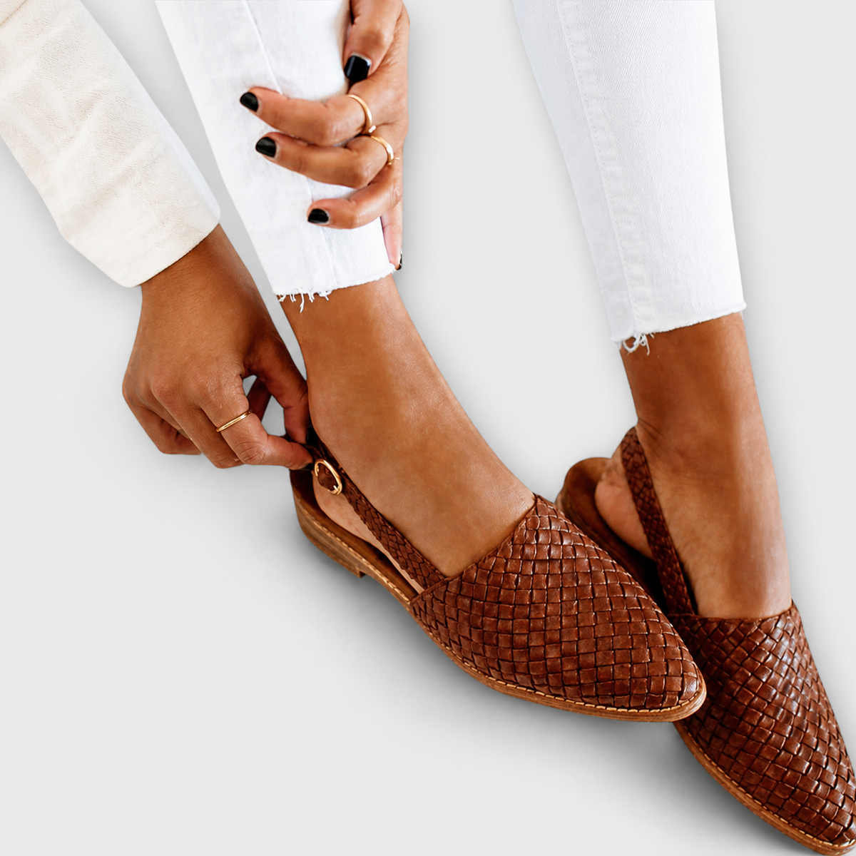 Rufina | Mocasín de Tejido Trenzado