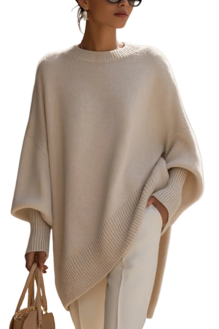 Livia | Poncho de Punto Oversize