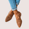 Helen | Pantuflas ortopédicas de gamuza suave