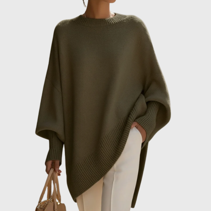 Livia | Poncho de Punto Oversize