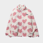 Dianne | Chaqueta reversible con estampado de corazones y diseño cómodo