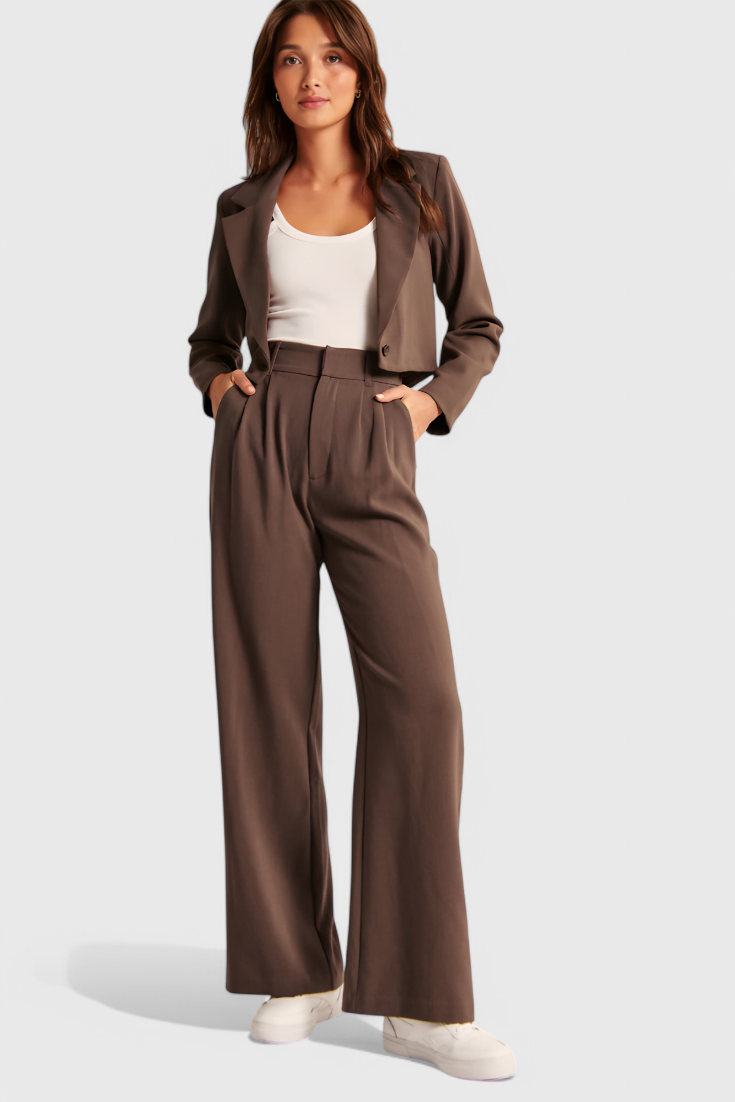 Tinashe Pantaloni Tailored a Gamba Larga