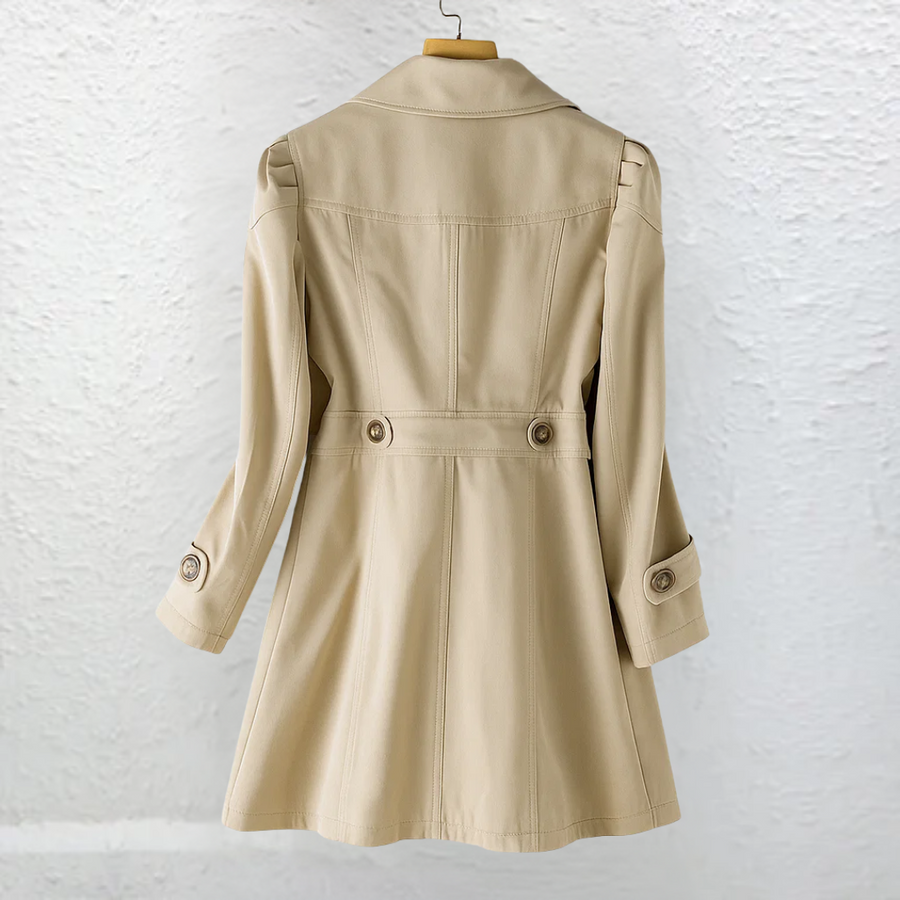 Inés | Abrigo Vintage Elegante con Botones
