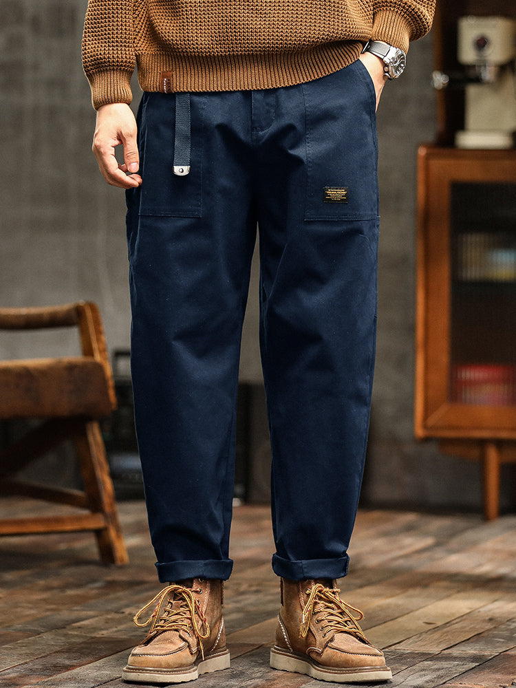 Pantaloni cargo casual da uomo di ispirazione vintage