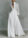 Alma Vestido Maxi Atemporal con Cuello Elegante