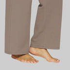 Calista | Pantalones de mujer de pierna ancha color marrón
